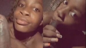 100 Level Igbenedion University Student, Tracy Giving Blowjob