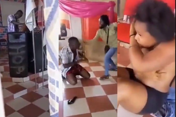 African Pastor Caught Fucking Married Member Inside Church