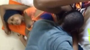 Sexy Lady in Orange Dress Gets Naughty on the Bed in This Hot Live Video