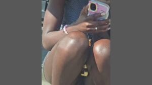 This Lady doesn't Like to Wear Panties at all