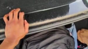 A Teenage Girl Get Fucked Under the Hood of a Car